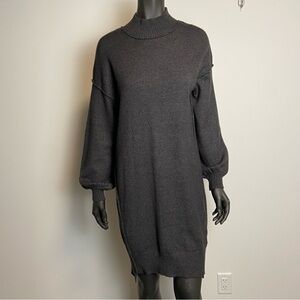 MEXX soft knit mock neck sweater dress m